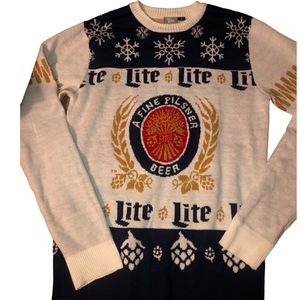 Miller Lite Christmas Sweater